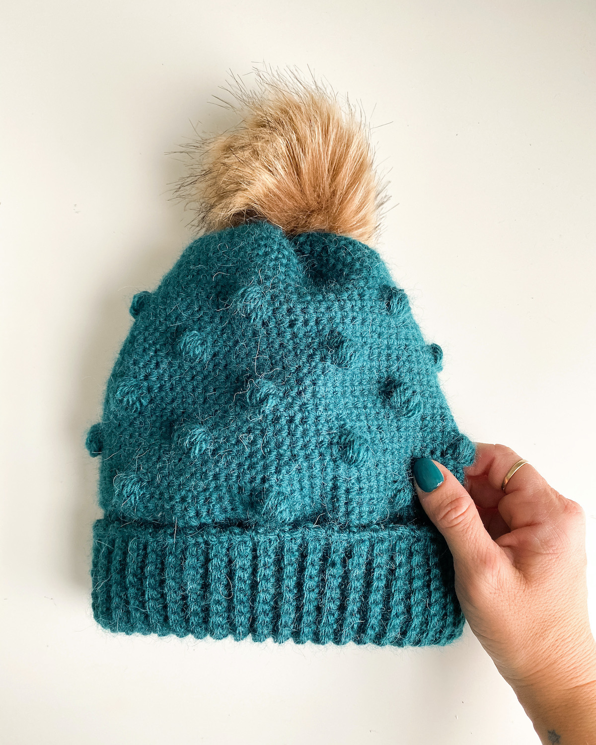 simple double crochet beanie pattern